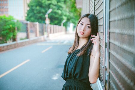 Woman girl portrait