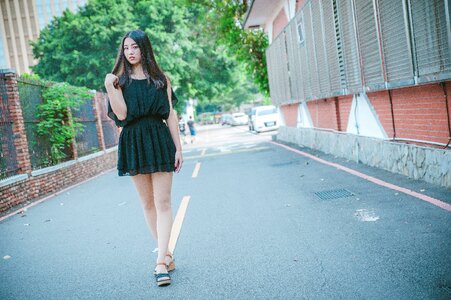 Woman girl portrait