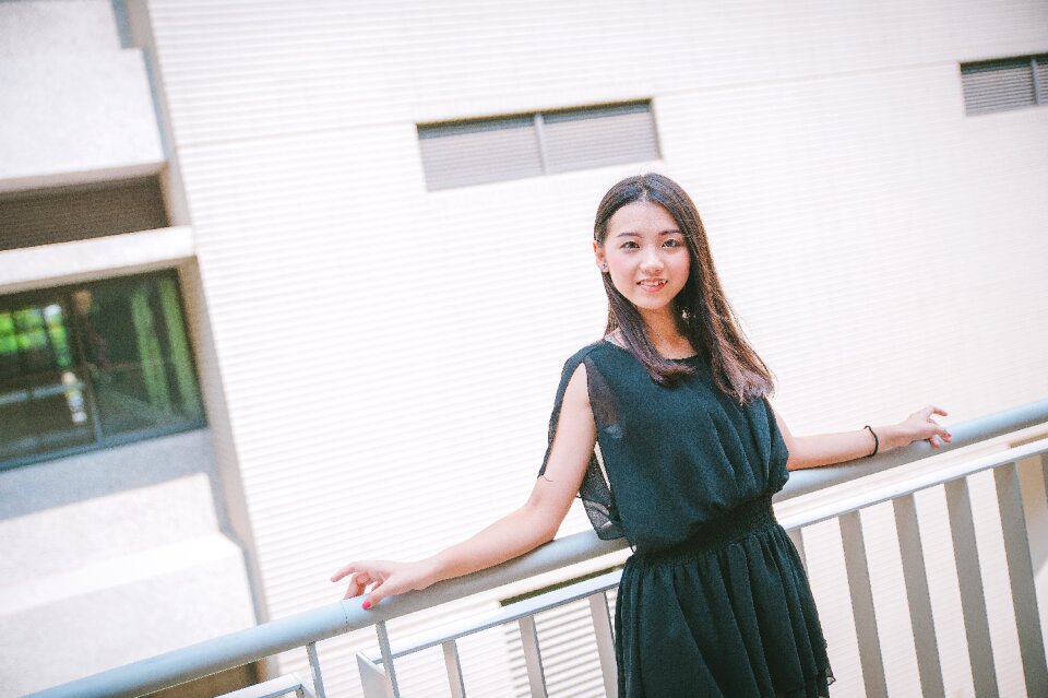 Woman girl portrait