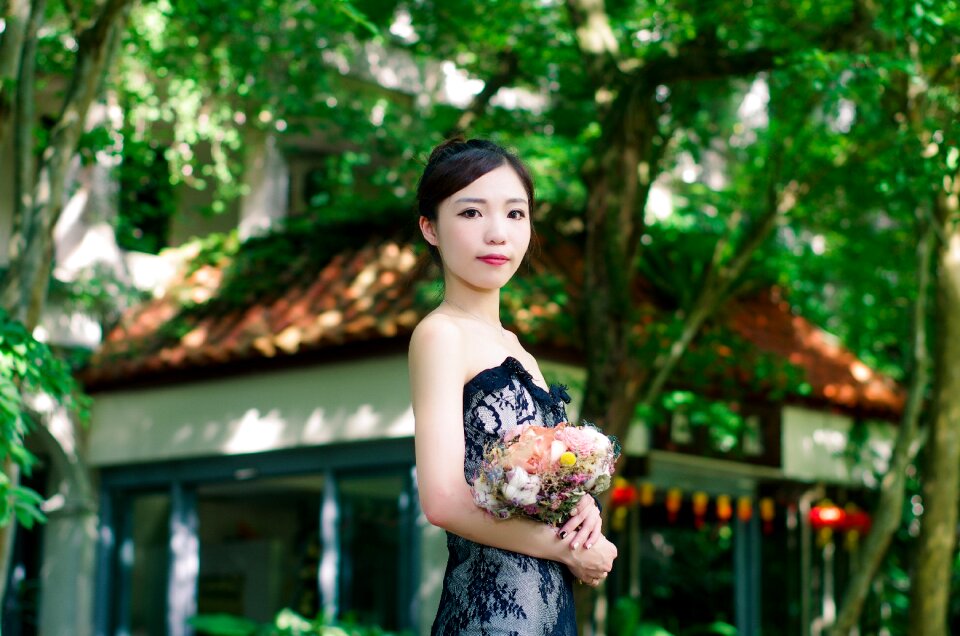 Bride wedding dress woman