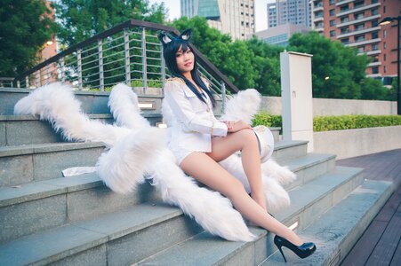 Cosplay ahri lol photo