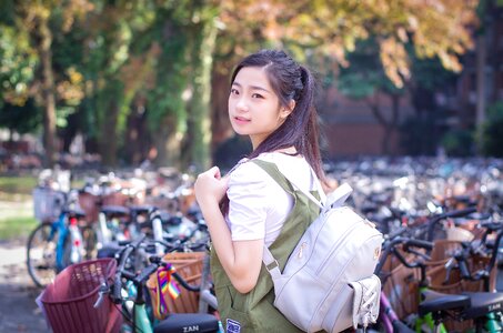 Woman girl college student