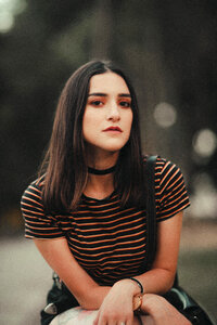 Woman girl portrait