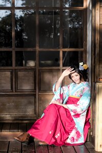 Woman girl portrait