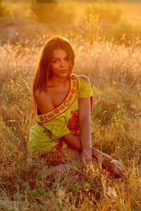 Woman girl portrait