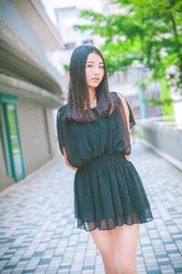 Woman girl portrait