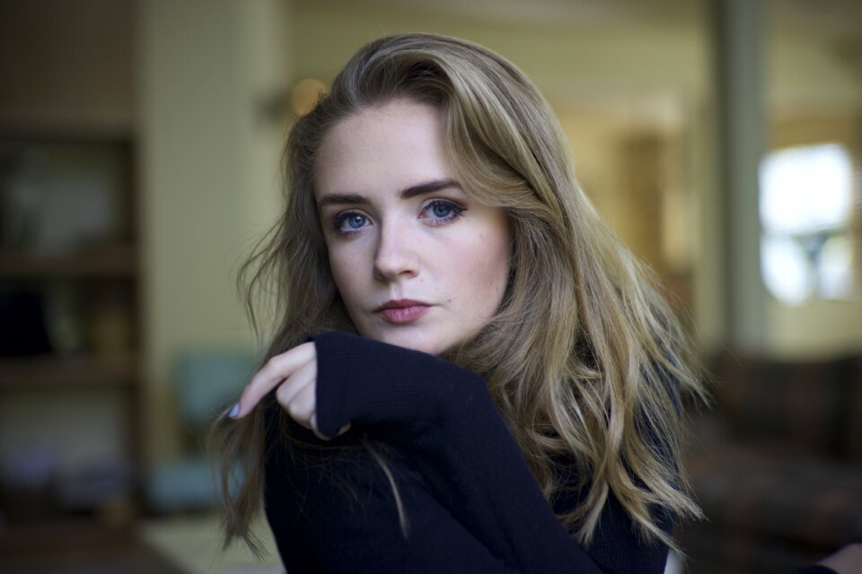 Woman girl portrait