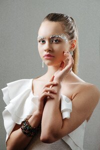 Woman girl portrait