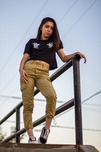 Woman girl portrait