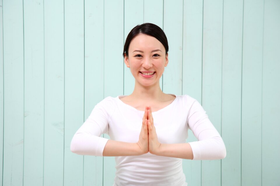 Woman girl yoga