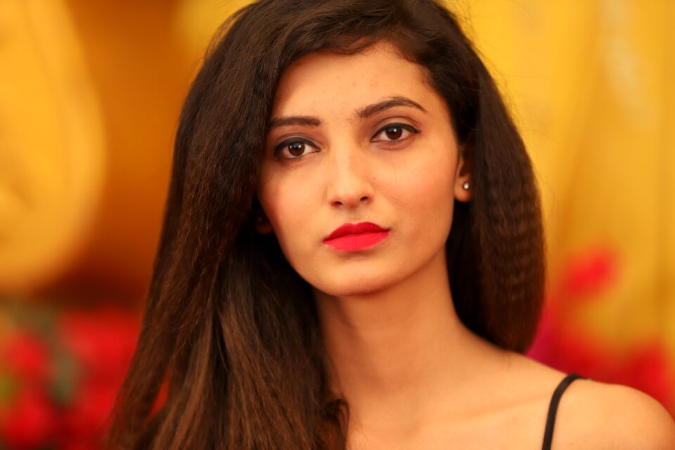 Woman girl portrait