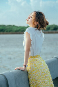 Woman girl portrait