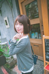 Woman girl portrait