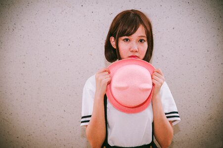Woman girl portrait