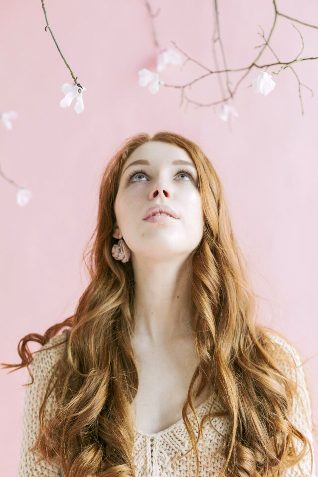 Woman girl portrait