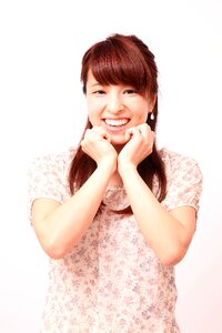 Woman girl portrait