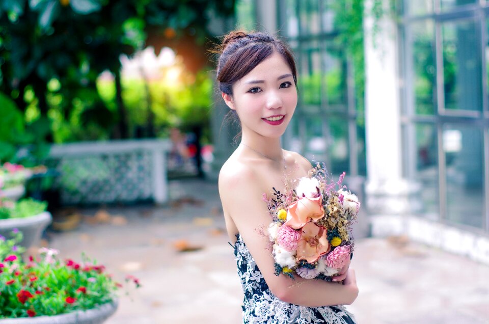 Bride wedding dress woman