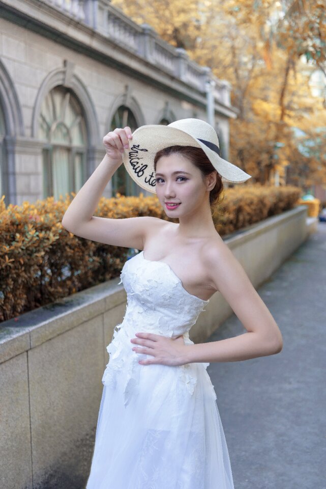 Bride wedding dress