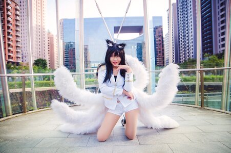 Cosplay ahri lol photo