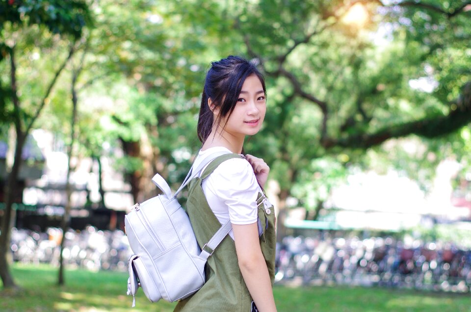 Woman girl college student