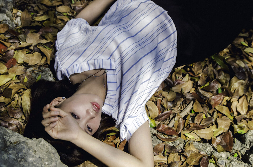 Woman girl portrait