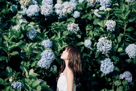 Woman girl portrait
