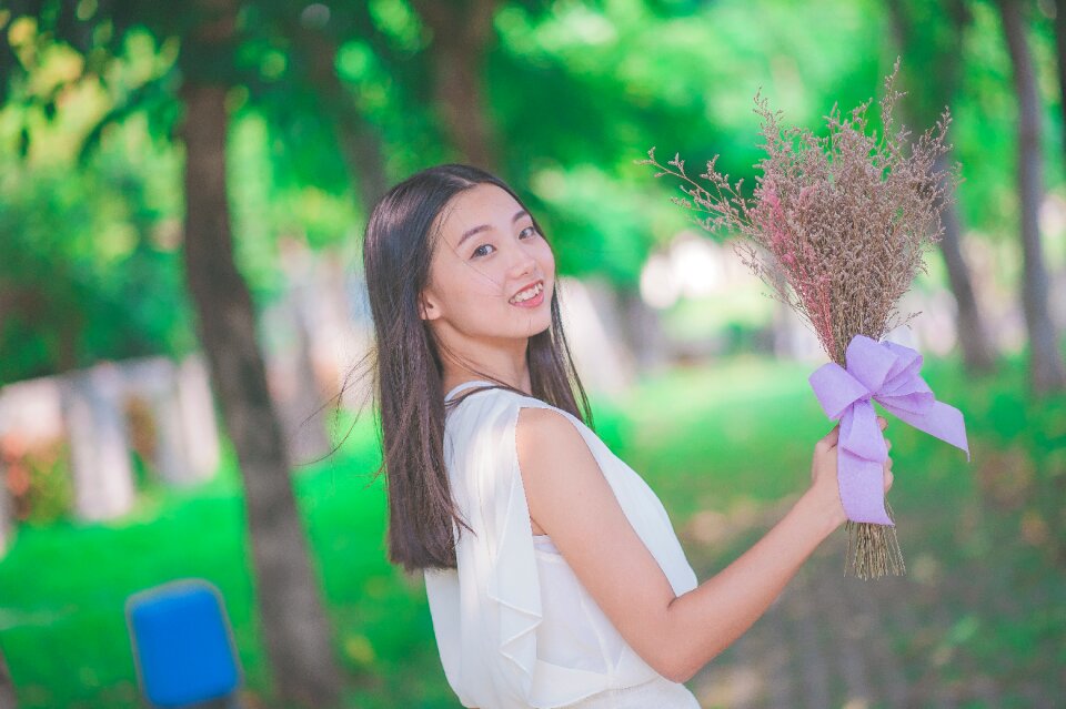 Woman girl portrait photo