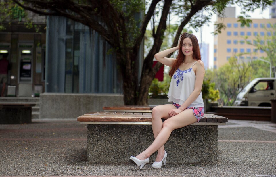 Woman girl portrait