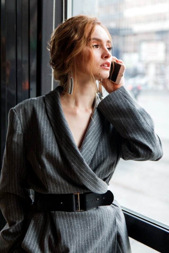 Woman girl portrait