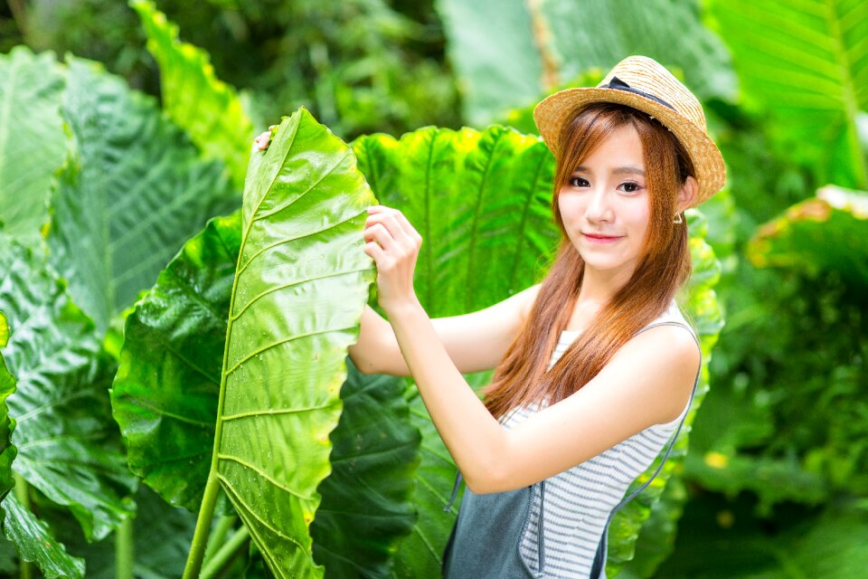 Woman girl portrait