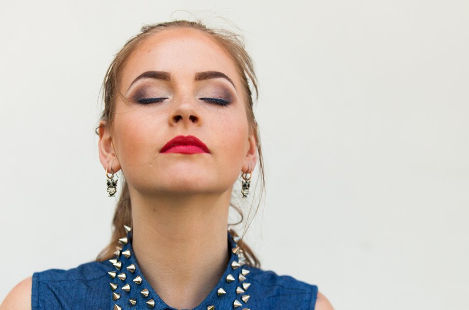 Woman girl portrait