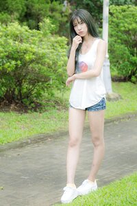 Woman girl portrait