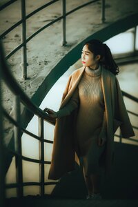 Woman girl portrait