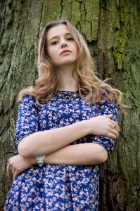 Woman girl portrait