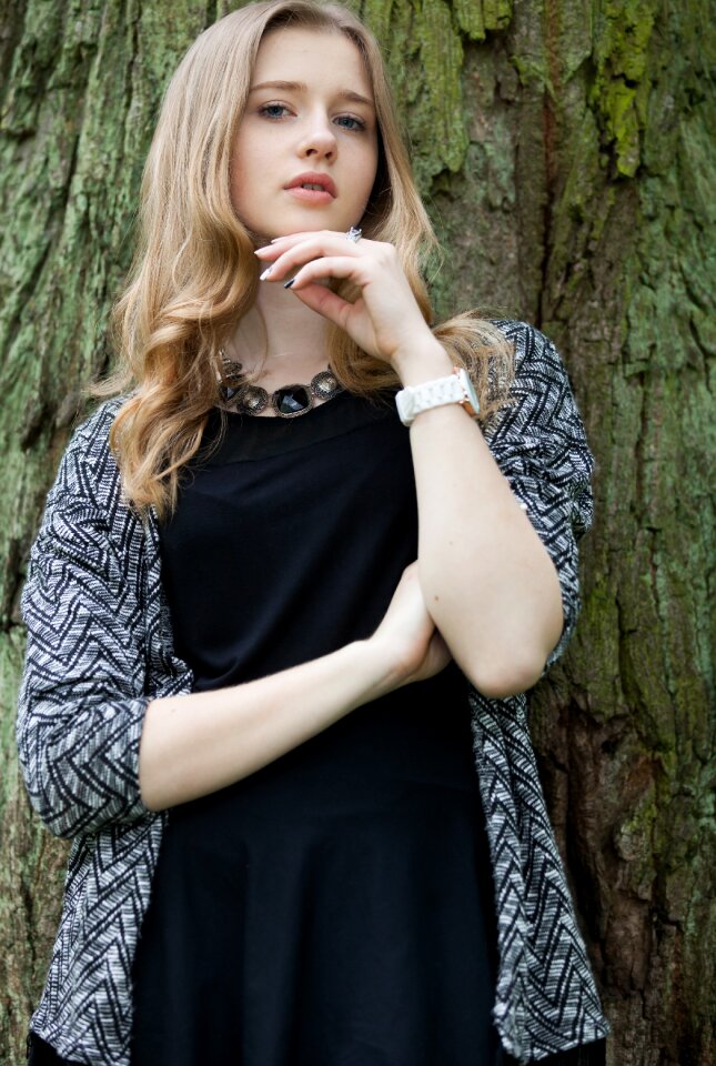 Woman girl portrait
