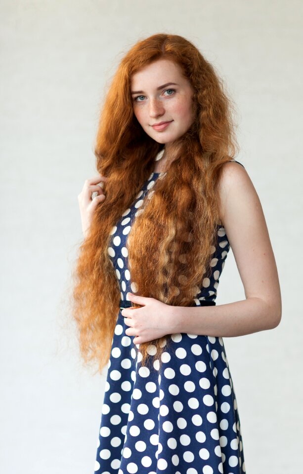 Woman girl portrait