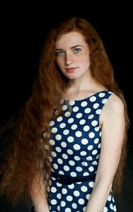 Woman girl portrait