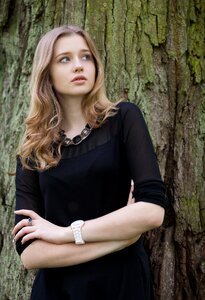 Woman girl portrait