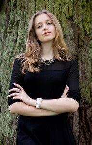 Woman girl portrait