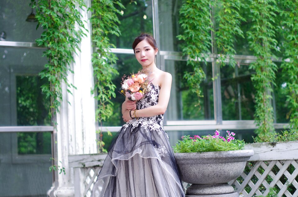 Bride wedding dress woman