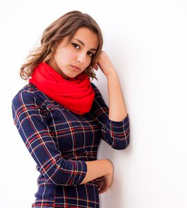 Woman girl portrait