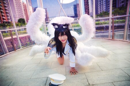 Cosplay ahri lol photo