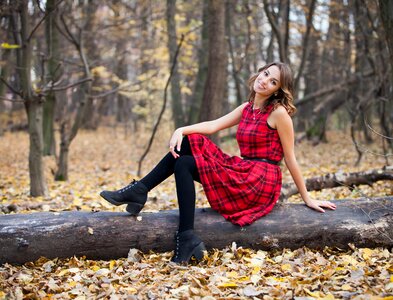 Woman girl portrait