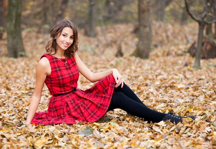Woman girl portrait