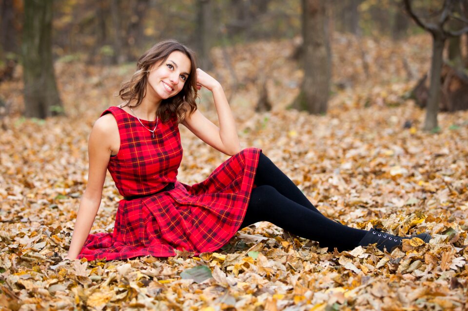 Woman girl portrait