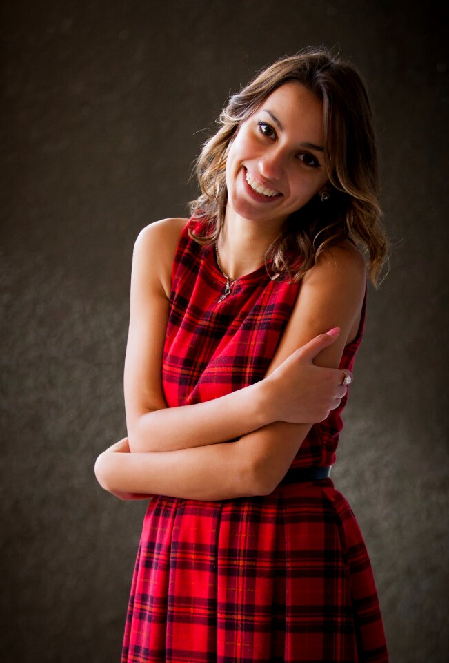 Woman girl portrait
