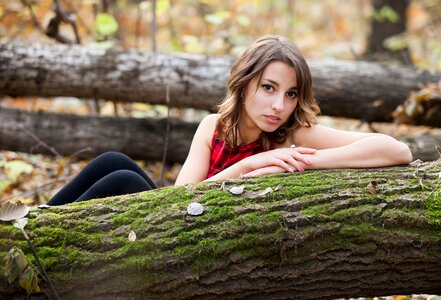 Woman girl portrait photo