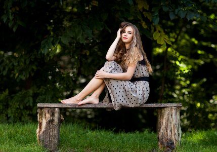 Woman girl portrait