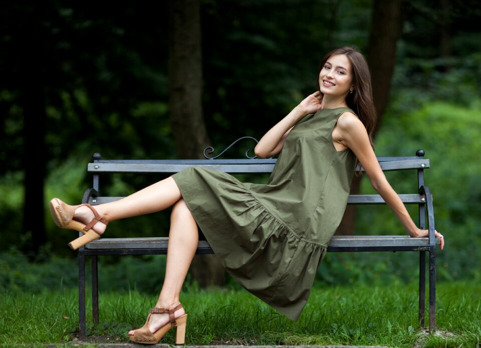 Woman girl portrait