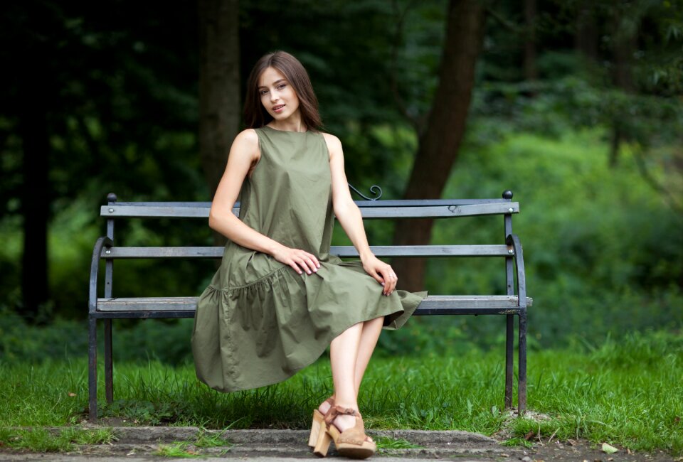 Woman girl portrait